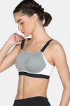 Zelocity High Impact Quick Dry Sports Bra - Wild Dove — thumbnail 4